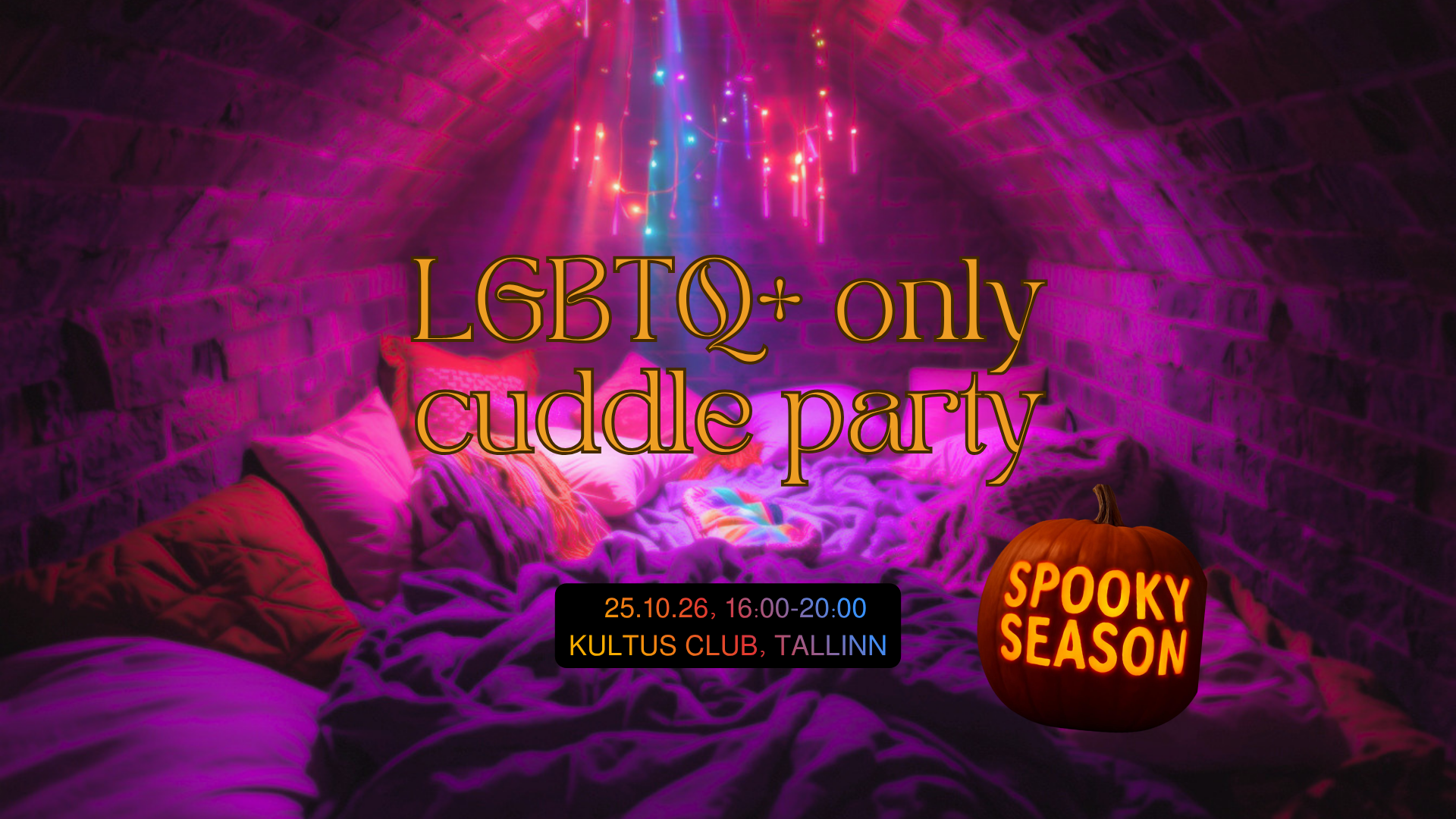5th queer only cuddle party: spooky season (18+)